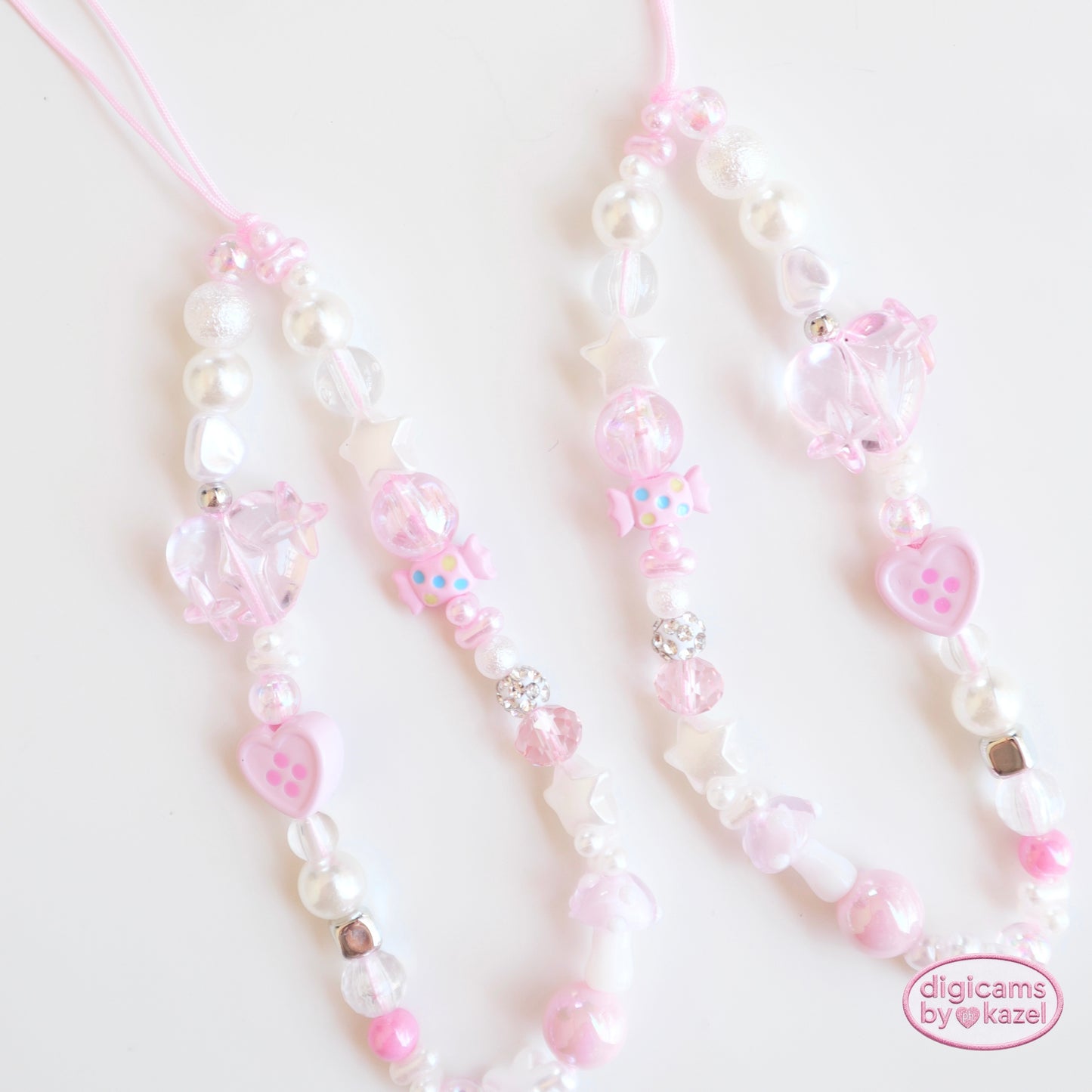 Y2K heart candy straps